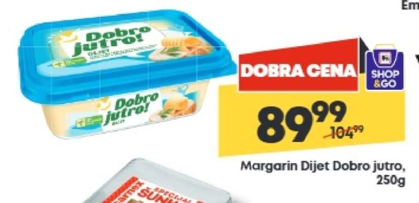 Margarin dijet Dobro jutro, 250g