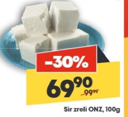 Sir zreli ONZ, 100g