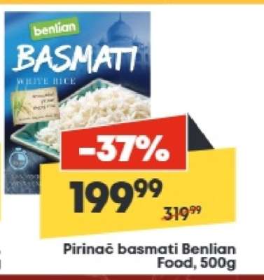 Pirinač basmati Benlian Food, 500g