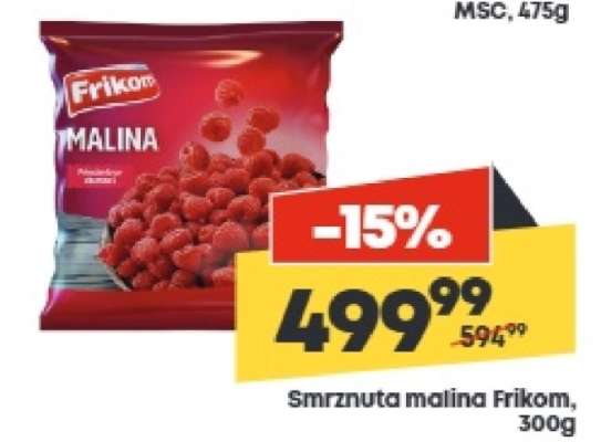 Smrznuta malina Frikom, 300g