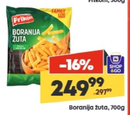 Boranija žuta 700g
