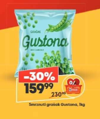 Smrznuti grašak Gustona, 1kg