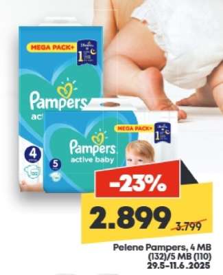 Pampers active baby