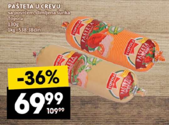 PAŠTETA U CREVU