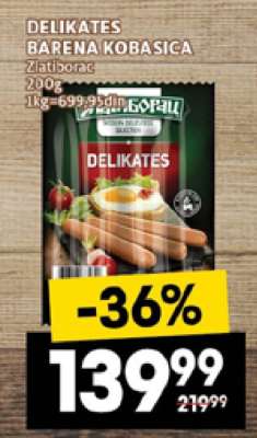 DELIKATES BARENA KOBASICA