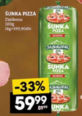 ŠUNKA PIZZA
