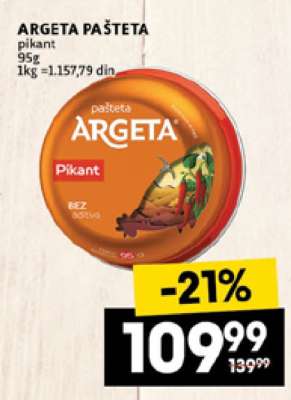ARGETA PAŠTETA