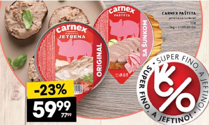 CARNEX PAŠTETA