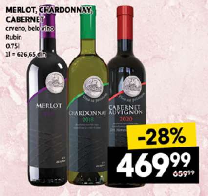 MERLOT, CHARDONNAY, CABERNET