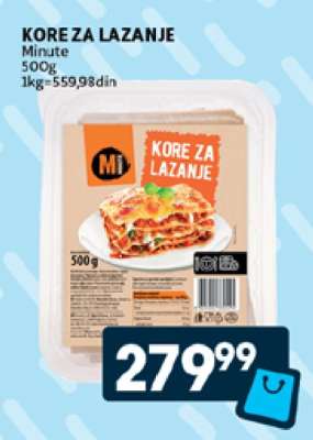 KORE ZA LAZANJE
