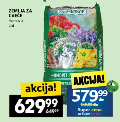 ZEMLJA ZA CVEĆE Humovit 20l