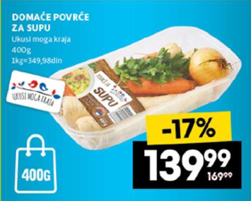Domaće povrće za supu