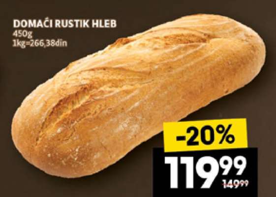 DOMAĆI RUSTIK HLEB