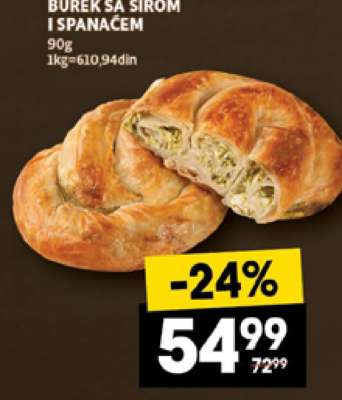 BUREK SA SIROM I SPANAĆEM