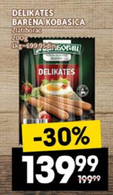 DELIKATES BARENA KOBASICA