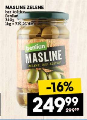 Masline zelene