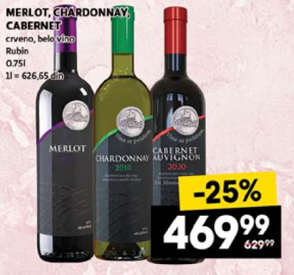 MERLOT, CHARDONNAY, CABERNET