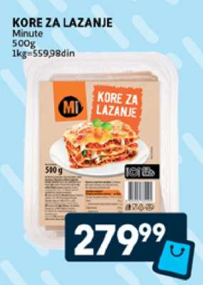 KORE ZA LAZANJE