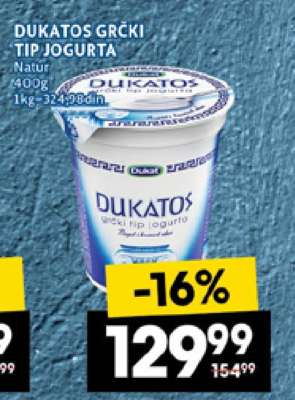 Dukatos Grčki tip jogurta