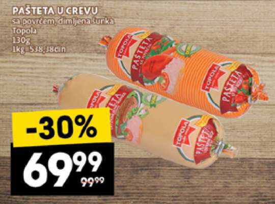 PAŠTETA U CREVU