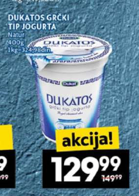 Dukatos Grčki tip jogurta