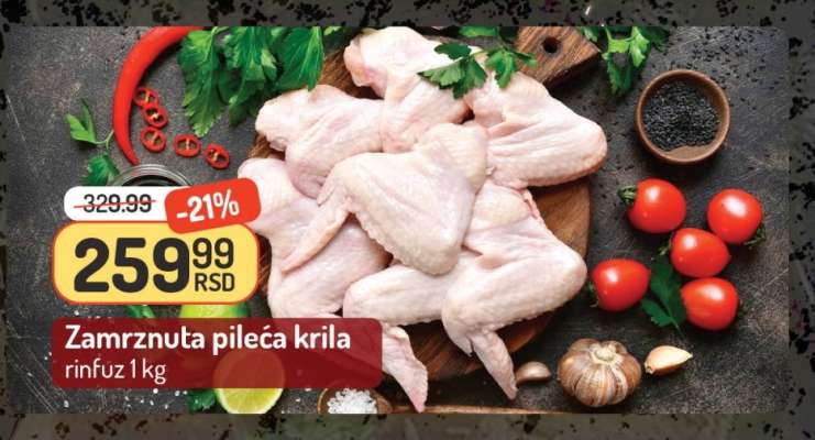 Zamrznuta pileća krila
