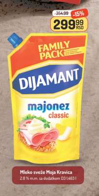 Dijamant Majonez Classic Family Pack
