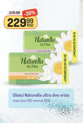 Ulošci Naturella Ultra