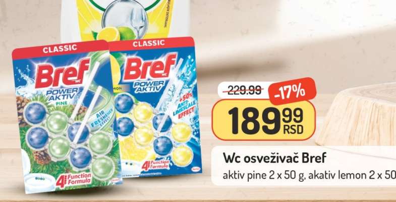 WC osvěživač Bref