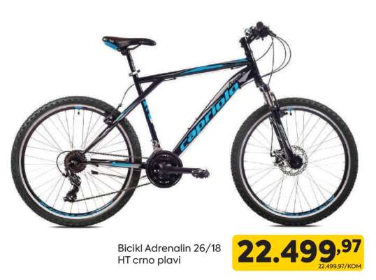 Bicikl Adrenalin 26/18 HT crno plavi