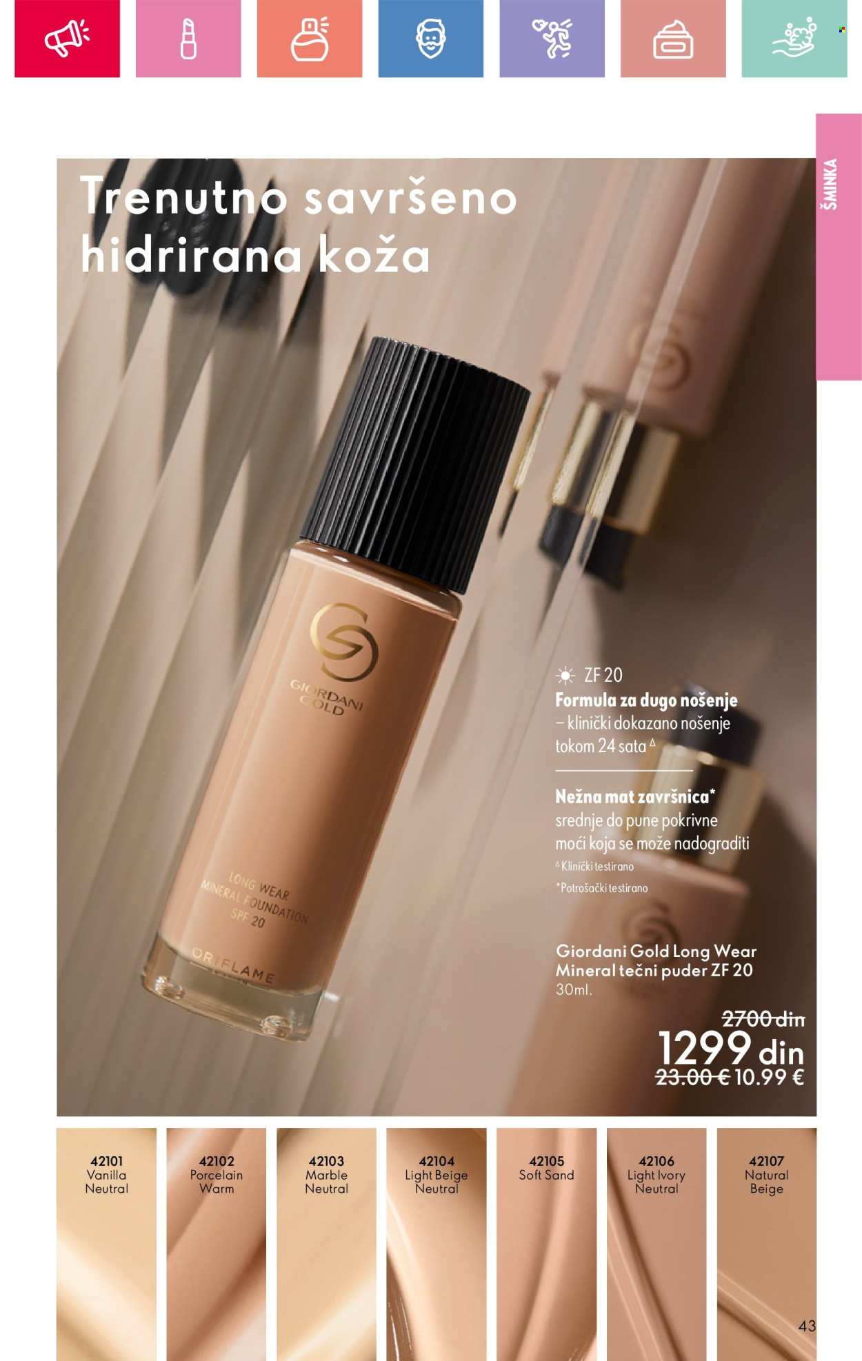 Oriflame katalog - 01.06.2025 - 21.06.2025. Stranica 43