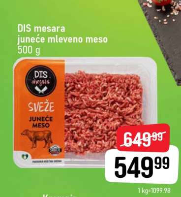 DIS mesara juneće mleveno meso