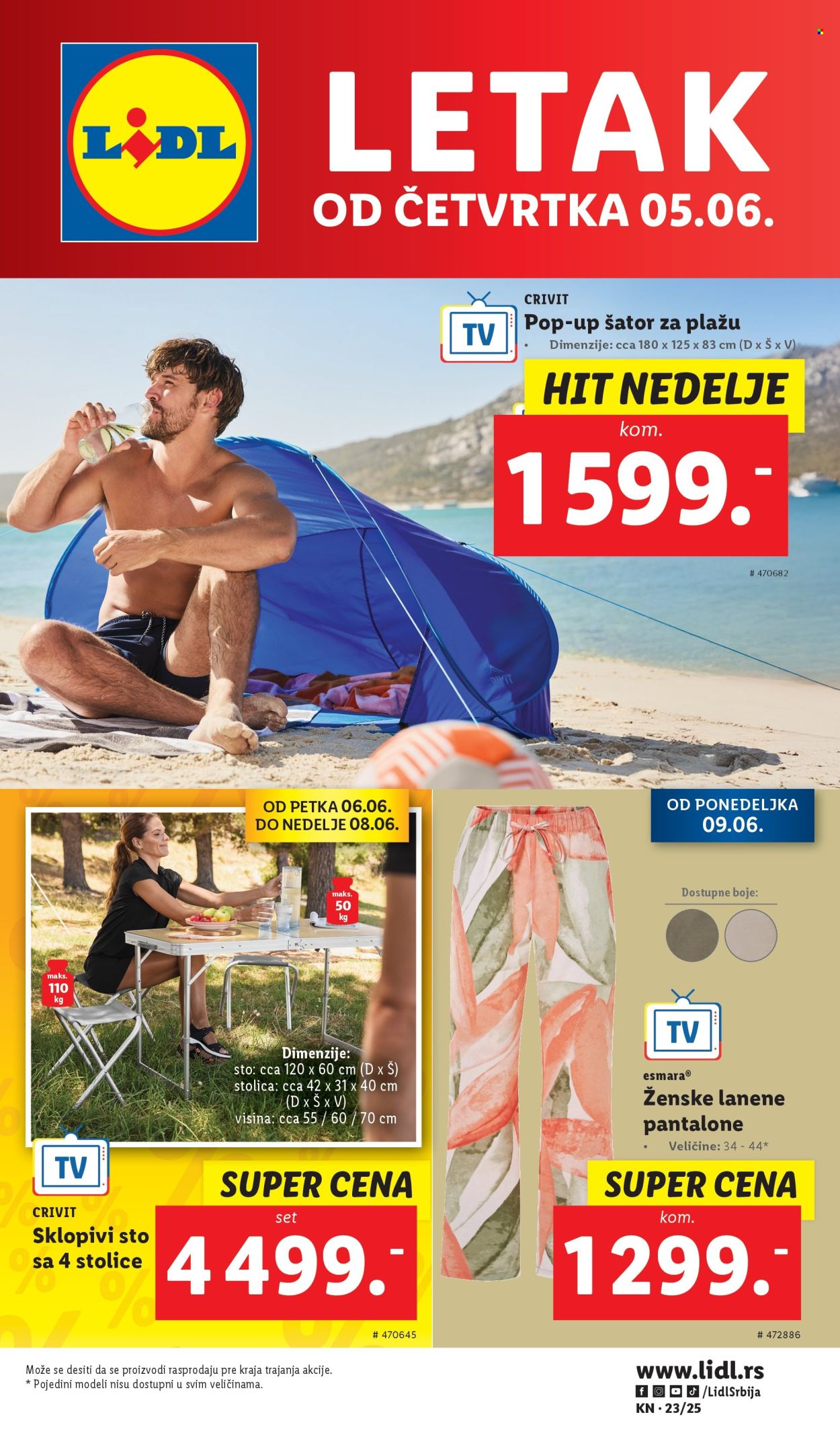 Lidl katalog - 05.06.2025 - 11.06.2025. Stranica 1