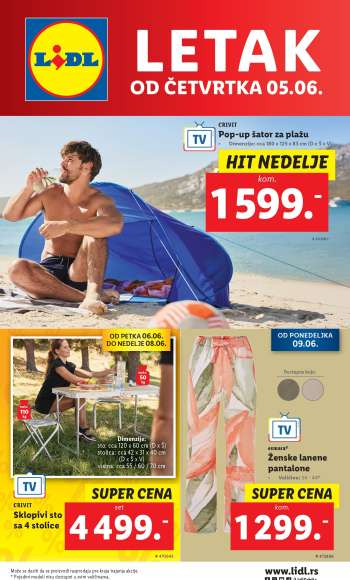 Lidl katalog - 05.06.2025 - 11.06.2025.