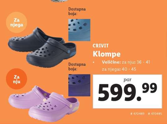 CRIVIT Klompe
