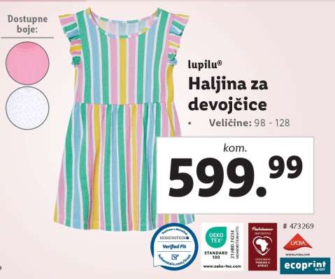 Haljina za devojčice