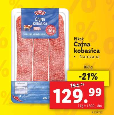 Pikok Čajna kobasica