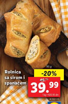 Rolnica sa sirom i spanaćem