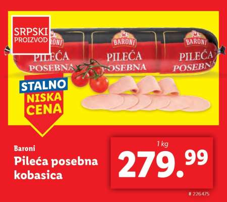 Pileća posebna kobasica