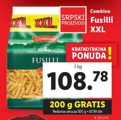 Combino Fusilli XXL