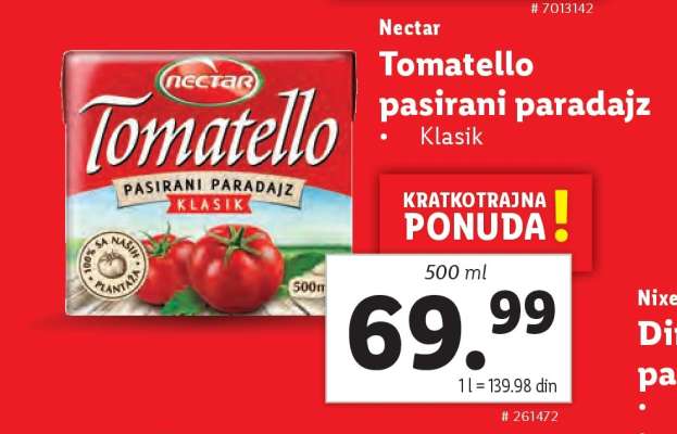 Nectar Tomatello pasirani paradajz