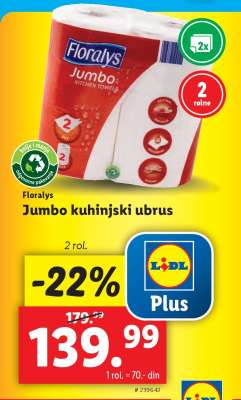 Florays Jumbo kuhinjski ubrus