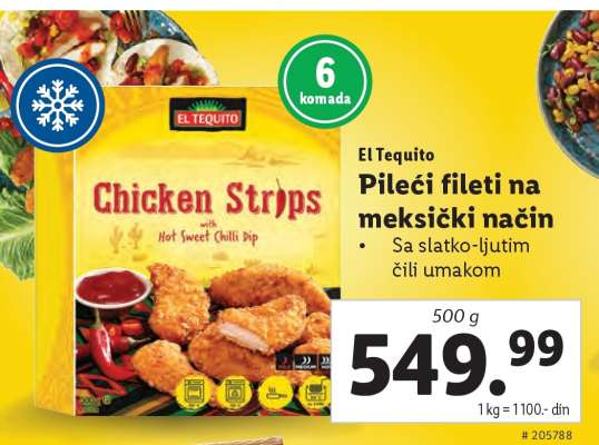 El Tequito Chicken Strips