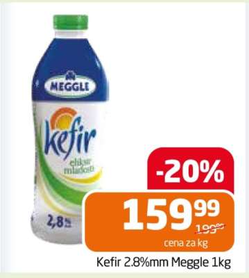 Kefir 2.8%mm Meggle 1kg