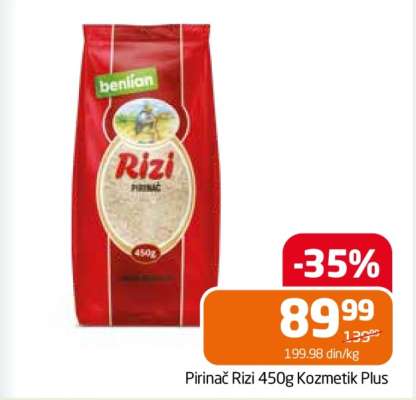Pirinač Rizi 450g Kozmetik Plus