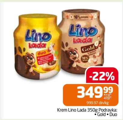 Krem Lino Lada 350g Podravka