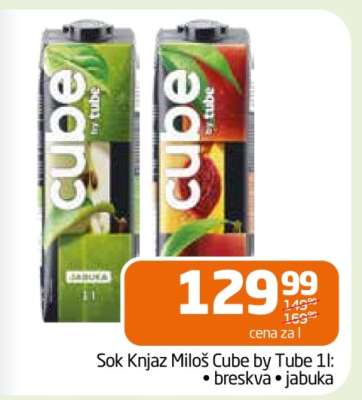 Sok Knjaz Miloš Cube by Tube 1l