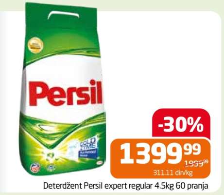 Deterdžent Persil expert regular 4.5kg 60 pranja