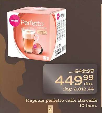 Kapsule perfetto caffe Barcaffe