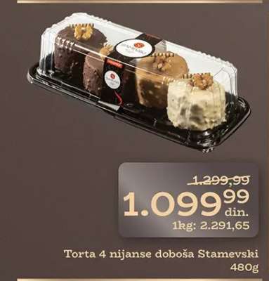 Torta 4 nijanse doboša Stamevski